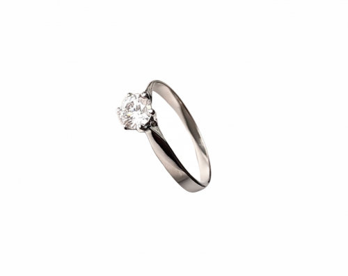 SOLITAIRE RING 14CT WITH ZIRCON
